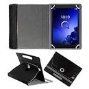 Fastway Rotating Leather Flip Case for Alcatel 3T 10 32 GB 10 inch with Wi-Fi+4G Tablet Black