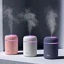 CoralTribe Cool Mist Humidifier & Aroma Diffuser: Revitalize Your Space with Colorful Ambient Lighting - Ideal for Home, Office, Car and Gift - 1 Pack