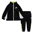 Nike Little Boys Full Zip Tricot Jacket and Pants 2 Piece Set (B-Volt(66H980-023)/W, 18 Months)