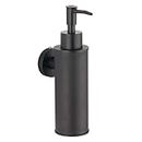 BGL wall mounted 304 stainless steel soap dispenser for decor (Round, Black)