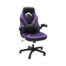 RESPAWN 3085 Ergonomic Gaming Chair - Racing Style High Back PC Computer Desk Office Chair - 360 Swivel, Integrated Headrest, Adjustable Tilt Tension & Tilt Lock - Purple