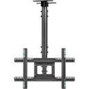 Onkron Ceiling Mount for LED Screens Holds up to 150 Lb, Steel in Black | 62.3 H in | Wayfair N1L-B