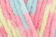 James C Brett Flutterby Chunky Yarn, 100% Polyester Chenille Texture for Crochet Knitting Wool Baby Garments - 100g Ball - Tutti Frutti Print (B39) - Single (1 Ball)