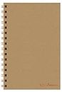 Action Publishing Natural IdeaBook (5.25" x 8.5") Warm White Eco-Friendly Paper, Dotted Line Layout