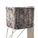 Hunting Tree Stand Blinds- Treestand Camo Blind Cover- Hunting Camouflage Ground Blind with Zipper for Deer, Turkey Hunting (Frames Not Included)