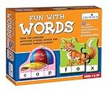 Creative's Fun with Words | 3 Letters Words puzzles | Develops reading & spelling skills | Jigsaw Puzzle | Learning Games | Pre-school Games | Home Learning Puzzles Game | Educational Games | Pre-school Puzzles for Ages 4 & up