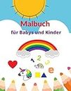 Malbücher für Babys und Kinder: Ein schönes großes Format (A4-Format) für kleine Hände