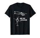 AH 64 Apache Attack Helicopter US ARMY Aviation T-Shirt