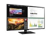 LG 43UN700 43 Inch (107.95 cm) IPS Display with USB Type-C and HDR10, 4 HDMI inputs, 3840 x 2160 pixel Monitor (Black)