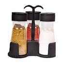 Hirapara Classic Salt and Pepper Shaker Set for Dining Table Adjustable Coarseness Spice Dispensers for Home Kitchen Essentials Salt and Pepper Containe