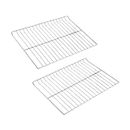 WB48T10095 Oven Rack Replacement Parts for GE Hotpoint Gas Range Stove Parts, AP5665850 GE Oven Replacement Parts Rack Flat 304 Stainless Steel Oven Accessories Wire Rack Shelf Range Parts 2 Pcs
