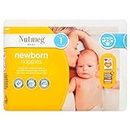 Nutmeg Baby Newborn Size 1 2-5kg/4-11lbs 25 Nappies