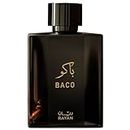 RAYAN Men Imported Perfumes - Baco Eau De Parfum for Men - Long Lasting Fragrance with Vetiver, Leather, Tobacco, Patchouli, & Saffron - Ideal Gift for All Occasions - 100 mL