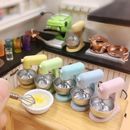 Utensilios de cocina batidora de cocina en miniatura para casa de muñecas a escala 1:12
