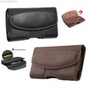LUXMO Horizontal Leather Cell Phone Pouch Wallet Case Belt Clip Holster Cover