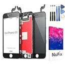 NuFix LCD Replacement for Apple iPhone 6S Screen Glass LCD Display Touch Digitizer Assembly with Frame and Tools A1633 A1688 A1700 Black