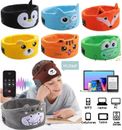 Kids Bluetooth Headband Headphone Earphone Cute Wireless Sleeping Music Headwear