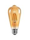 ZOREZA Edison Light Bulbs 25W - Vintage Style Incandescent Bulbs with Amber Warm Glow (3 Pack)