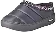 Pinko Women's Garland Sneaker Nylon/Velvet Gymnastics Shoe, Z99 Black Limousine, 6 UK