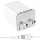 33W Charger for LG G3 Charger Original Mobile Wall Charger Fast Charging Android Smartphone Qualcomm 3.0 Charger Hi Speed Rapid Fast Charger with 1.2m Micro Cable - (White, OP SE.I2)