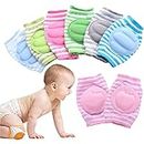 Renesmee™ Baby Knee & Elbow Guard/pad for Crawling Cushion, Toddlers, Infant, Girl, Boys, Safety Protector Comfortable Cap for Leg and Hand Ideal for 6-12 Months Babies (Set of 2 Pair)
