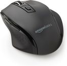 Amazon Basics Ergonomic Wireless Mouse - DPI adjustable - Black