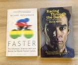 CYCLING  BOOK BUNDLE DAVID MILLAR AUTOBIOGRAPHY / FASTER Obsession Science Luck