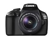 Canon EOS 1100D Fotocamera Digitale Reflex 12 Megapixel con Obiettivo EF-S 18-55mm DC III, Nero