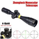 4-16x44 Tactical Optic Cross Sight Riflescope Green Red Illuminated Rifle Scope