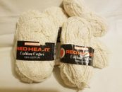 5 Red Heart Yarn 100% Cotton Capri - 6 Natural Cream 1.76 oz - VTG Coats & Clark