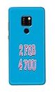 PradhCases 2 Fab 4 You Typography Message Hard Printed Designer Case for Huawei Mate 20 Back Cover MSP1036
