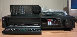 Panasonic NV-F75 HQ Pro VCR + Remote + Scanner 