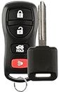 Discount Keyless Replacement Key Fob Car Remote and Uncut Transponder Key Compatible with KBRASTU15, CWTWB1U758, ID 46