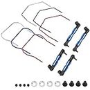 ShareGoo Front & Rear Sway Bar Kit Anti-Roll Bar Set Upgrade Parts Compatible with Traxxas 4X4 Slash Stampede Rustler Rally 1/10 RC Car
