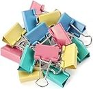 Supercap 12 morsetti di carta extra large, 2 pollici Width Clips Assorted Color Binder Clips Metal Paper Clamps for Office and School Supplies