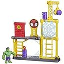 Hasbro Spidey e I Suoi Fantastici Amici, Hulk’s Smash Yard, playset di Hulk, giocattolo per età prescolare, per bambini e bambine dai 3 anni in su