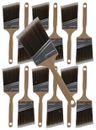 3" Angle House Wall,Trim Paint Brush Set Home Exterior or Interior Brushes