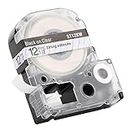 Laminated Tape 12mm Label Maker Laminated Tape Color Tape Fits for Epson LW Series Label Printer for SC12YW King Jim SR230C SR230CH SR530C SR550C SR3900C etc