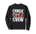 Candy Cane Crew Christmas Matching Family Candy Lovers Kids Sudadera