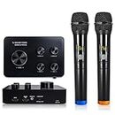 Sound Town Wireless Microphone Karaoke Mixer System, Supports HDMI ARC, Optical (Toslink), Smart TV, Media Box, PC, Bluetooth, Soundbar, Receiver, AUX (SWM15-PROS)