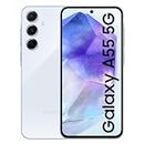 Samsung Galaxy A55 5G (Awesome Iceblue, 8GB RAM, 128GB Storage) | Metal Frame | 50 MP Main Camera (OIS) | Nightography | IP67 | Corning Gorilla Glass Victus+ | sAMOLED with Vision Booster