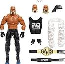 Mattel WWE Ultimate Edition Action Figure & Accessories, 6-inch “Hollywood” Hulk Hogan Collectible Set, Swappable Pieces, Entrance Gear & 30 Articulation Points