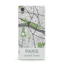 Map of Paris Sony Case for Sony Phones