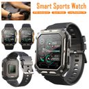 Men Tactical Military Smart Watches Health Tracker Waterproof for Android IOS