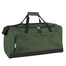 55 Liter, 24 Inch Lightweight Canvas Duffle Bags for Men & Women for Traveling, The Gym, Sports Equipment Bag (Green)