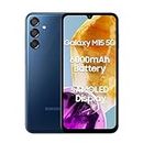 Samsung Galaxy M15 5G (Blue Topaz,6GB RAM,128GB Storage)| 50MP Triple Cam| 6000mAh Battery| MediaTek Dimensity 6100+| 4 Gen. OS Upgrade & 5 Year Security Update| Super AMOLED Display| Without Charger
