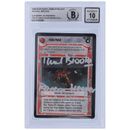 Paul Brooke Star Wars Autographed 1998 CCG Jabba's Palace #45 BGS Authenticated 10 Card with "Rancor Keeper" Inscription