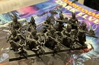 Warhammer Elfi Oscuri Guerrieri - Balene x10 in plastica mini innescate in nero set 2