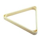 JBB Snooker and Pool Table Heavy Plastic Indian Triangle Frame in White Color