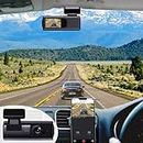 Dash Cam Wi-Fi 2K, Dash Cam HD 1296P Front and Rear, 2" LCD Screen Car Dual Dash Camera, Night Vision, Parking Monitor, Loop Recording, G-Sensor Warehouse Clearance Daily Deals Of The Day Prime